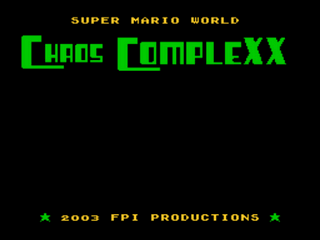 Super Mario World - Chaos CompleXX Title Screen